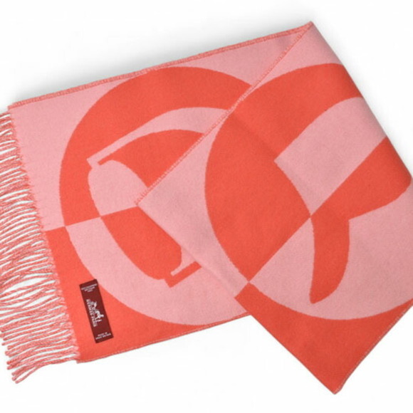 HERMES Pink Scarf - Picture 1 of 9